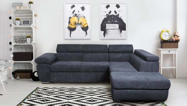 Ecksofa Fiona-P rechts - mit Schlaffunktion