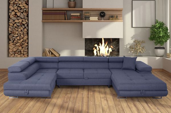 Wohnlandschaft Casone links - mit Schlaffunktion