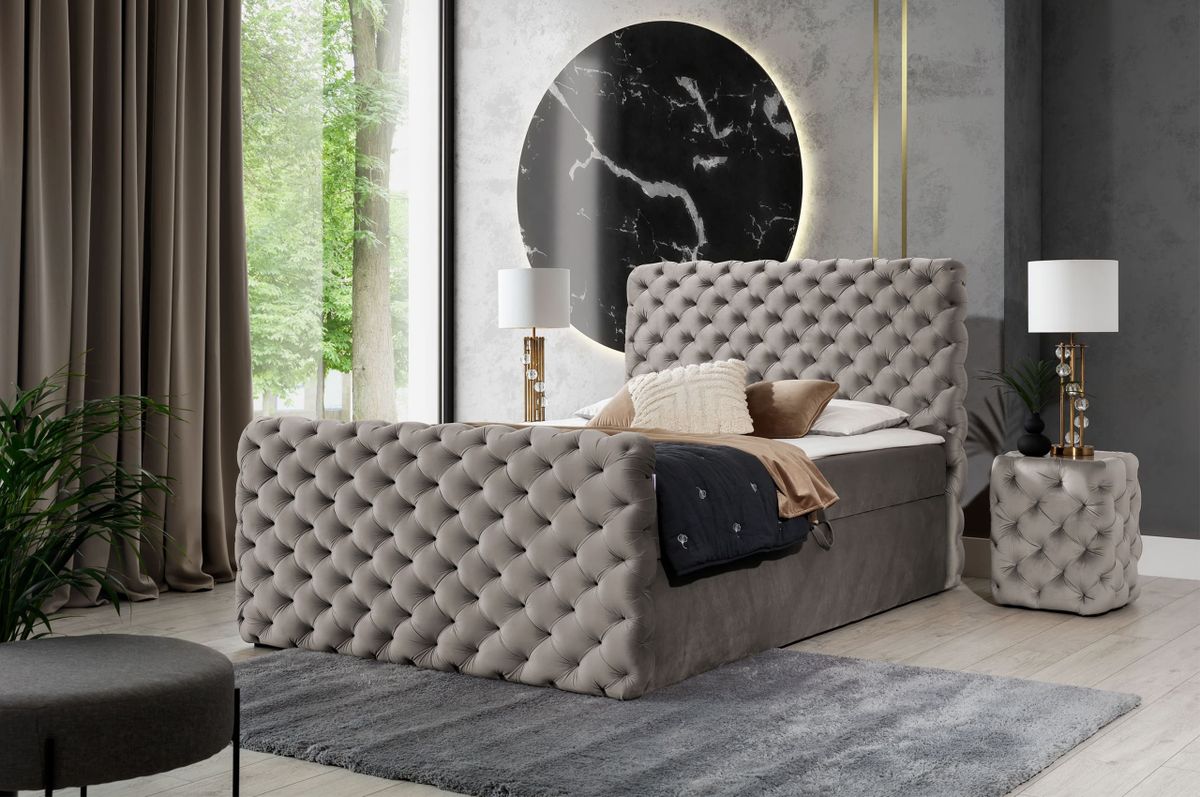 Boxspringbett 140x200 Chesterfield