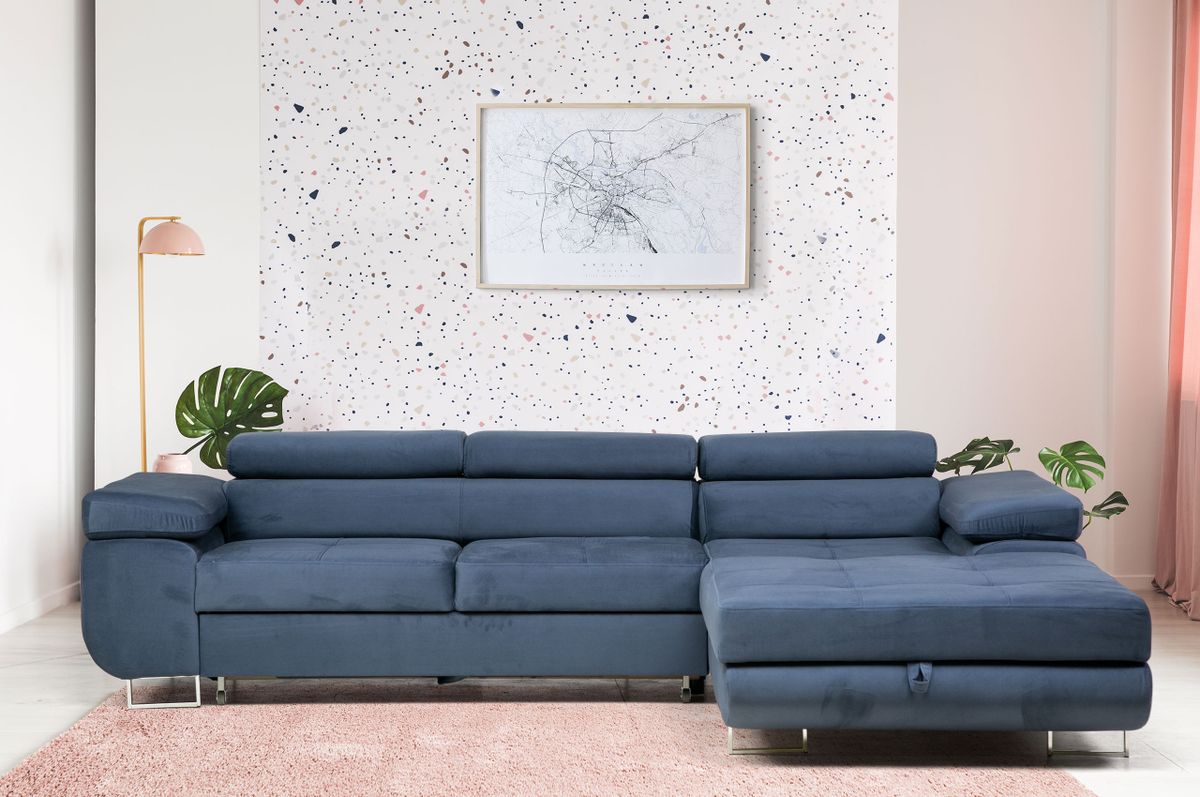 Eckcouch Elma rechts - mit Schlaffunktion