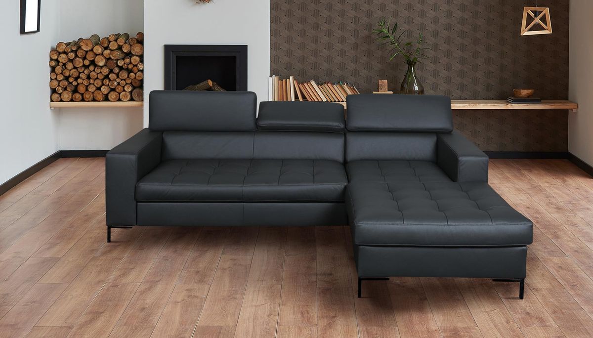 Ecksofa RicoII-P rechts - mit Schlaffunktion